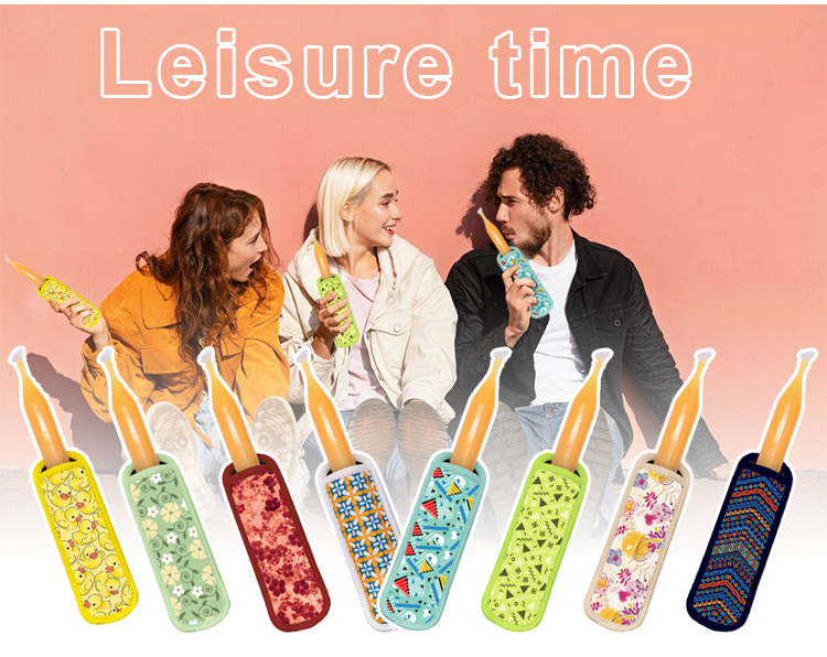 Neoprene Ice Pop Sleeve – the must-have summer accessory for keeping your ice pops cool and mess-free!