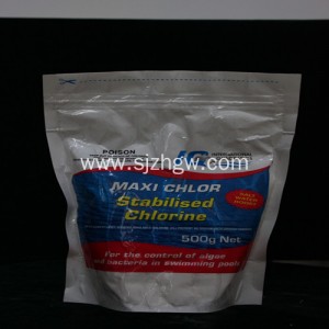 Stabilized tshuaj Sodium Dichloroisocyanurate 56% 60%