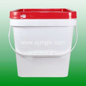 Certifikovaný plastový kbelík 10L čtvercový kyblík UN