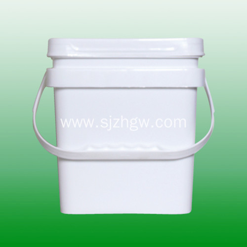 UN Certificated plastic pail 5L Square pail HDPE material Featured Image