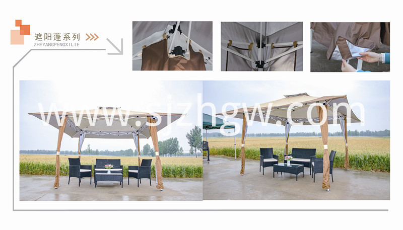 Personlized Products Garden Furniture Outdoor - Outdoor foldable sun shade gazebo tent – HGW Trade