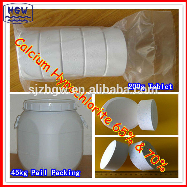 Wholesale Price China Factory Supply Plastic Wine Barrel - Calcium Hypochlorite 65% & 70% – HGW Trade