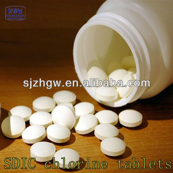 drinking water tablet SDIC chlorine tablets
