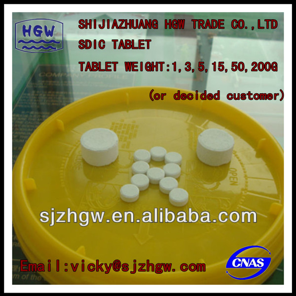 Shijiazhuang HGW pool kemikal SDIC