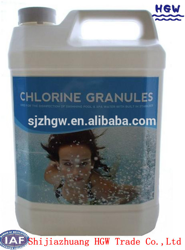 Stabilized Cov tshuaj chlorine ua granules