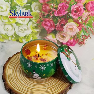 Professional Christmas Scented Candles Gift Set With Excellent Performance