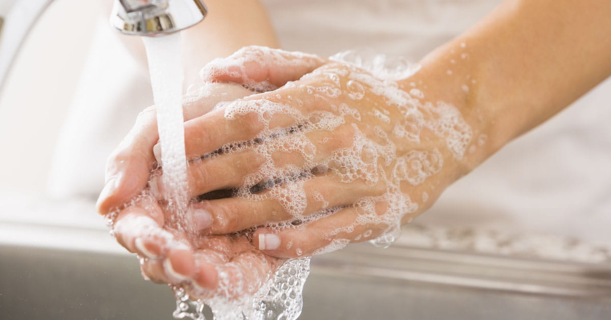 손을 씻기 위해 식기세척액이 액상 손세정제를 대체할 수 있나요?