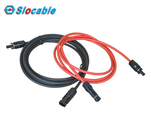 PV Cable Assemblies – L Type Extension Solar Cable with MC4 Connector