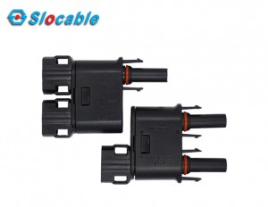 Power Application and Adapter Type MC4 2to1 branch solar connector