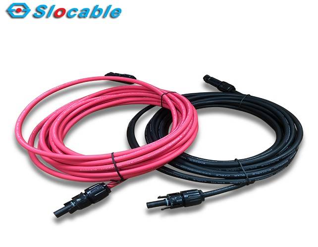 Solar Adaptor Cable Solar Panel Extension Cable Wire with MC4 Female & Male Connectors 1M 3FT -4MM 