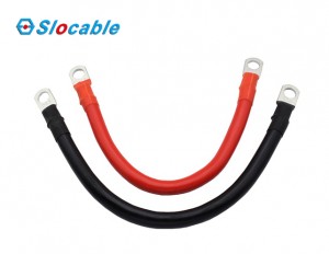6 AWG Red and Black Battery Cable Wire 12 Inch for Car or Marine