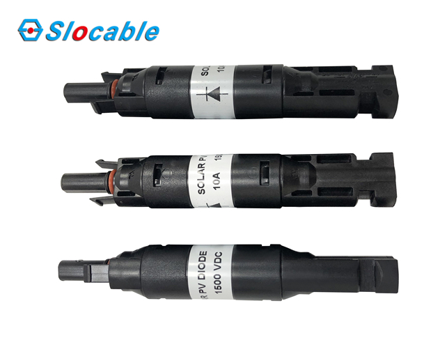 China Slocable MC4 Inline Blocking Diode Connector Manufacturer