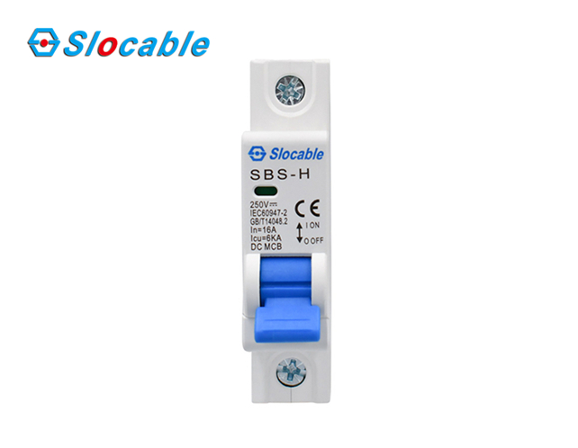 DC Miniature Circuit Breaker Single Pole fyrir sólarplötur Slocable