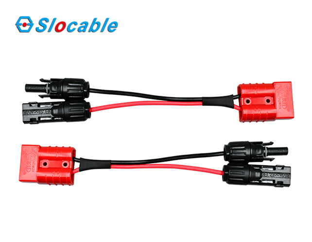 Slocable mc4 connector to anderson plug battery connector for car