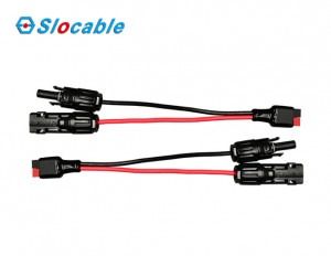 45Amp Solar MC4 ទៅ Anderson Powerpole Connector Adapter Cable
