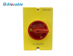 Slocable AC Isolator Switch ສໍາລັບແສງຕາເວັນ