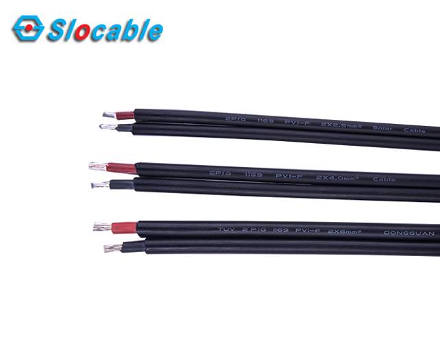 Factory directly supply solar panel mc4 cable - Slocable Double Core Solar TUV Cable 2.5mm2 4mm2 6mm2 10mm2 16mm2 – Slocable
