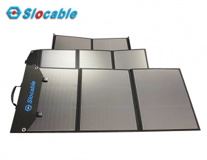 Slocable 3 Folds Portable Folding Solar Panels for Camping/Campervan