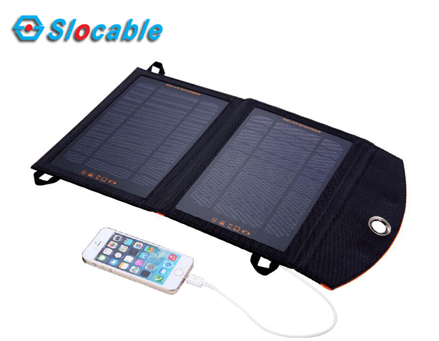 cargador de panel solar plegable