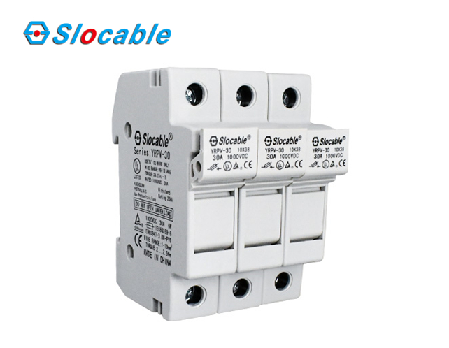 slocable 3-фазный держатель предохранителя для солнечной панели для фотоэлектрической системы
