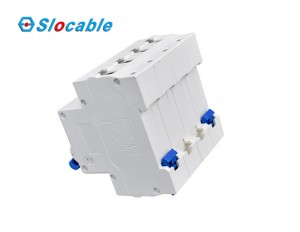 Slocable 4 Pole 63A 1000V Electric Solar DC Current Circuit Breaker