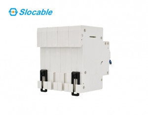 Slocable 4 Pole 63A 1000V Electric Solar DC Current Circuit Breaker