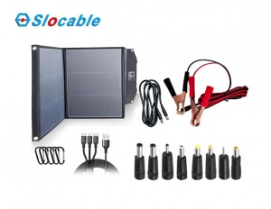 Slocable Foldable Solar Panel Mobile Phone Charger