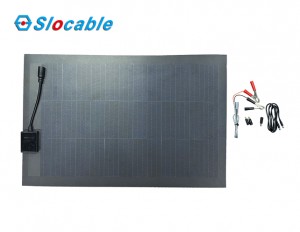 Slocable Portable Solar Panel Charger for Motorcycle Battery 18W