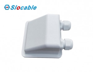 Slocable Waterproof ABS Solar Double Cable Entry Gland untuk RV