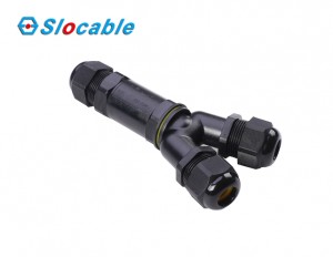 Slocable Waterproof Y Connector for Solar Street Light