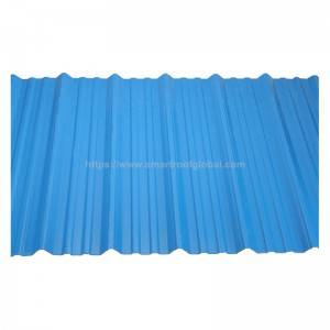 Manufactur standard Hollow Pc Sheet - SMARTROOF CORRUGATED PLASTIC PVC ROOFING SHEET HEAT INSULATION – Smartroof