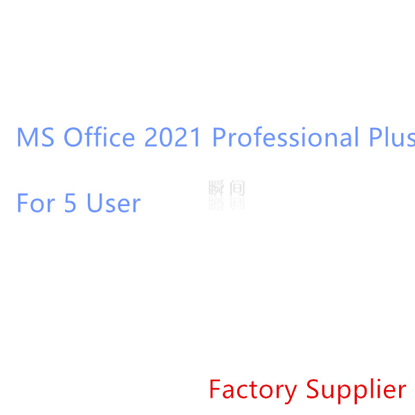 Microsoft Office  2021 Professional Plus For 5 PC Key (Digital Download)