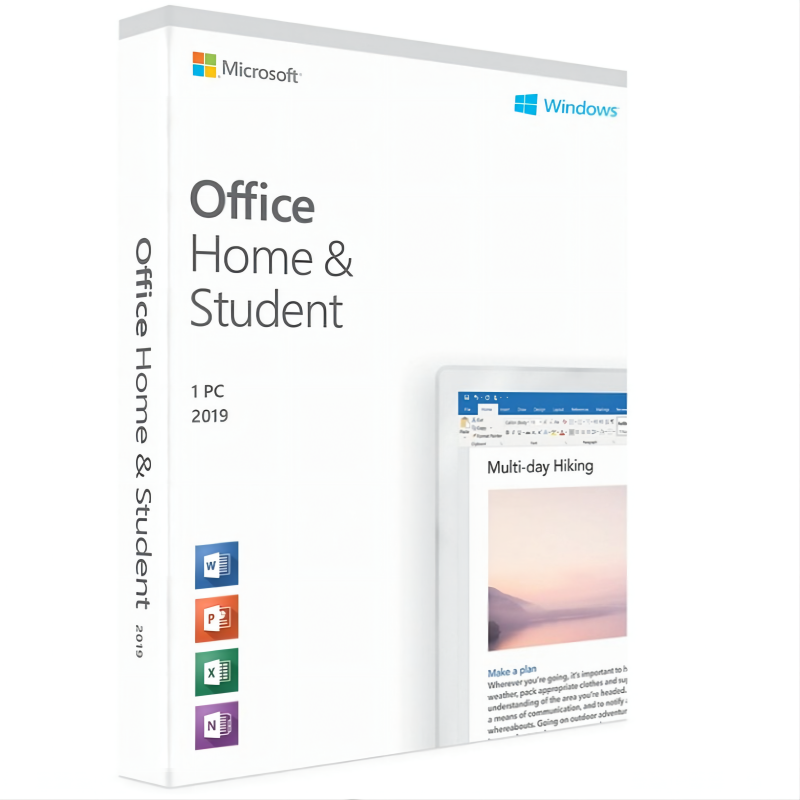 Microsoft Office 2019 Home and Student  Redeem Activation Key