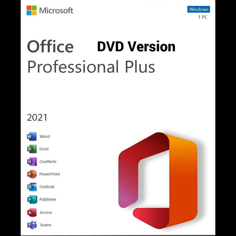 Microsoft Office 2021 Professional Plus Box DVD 1 PC (1)