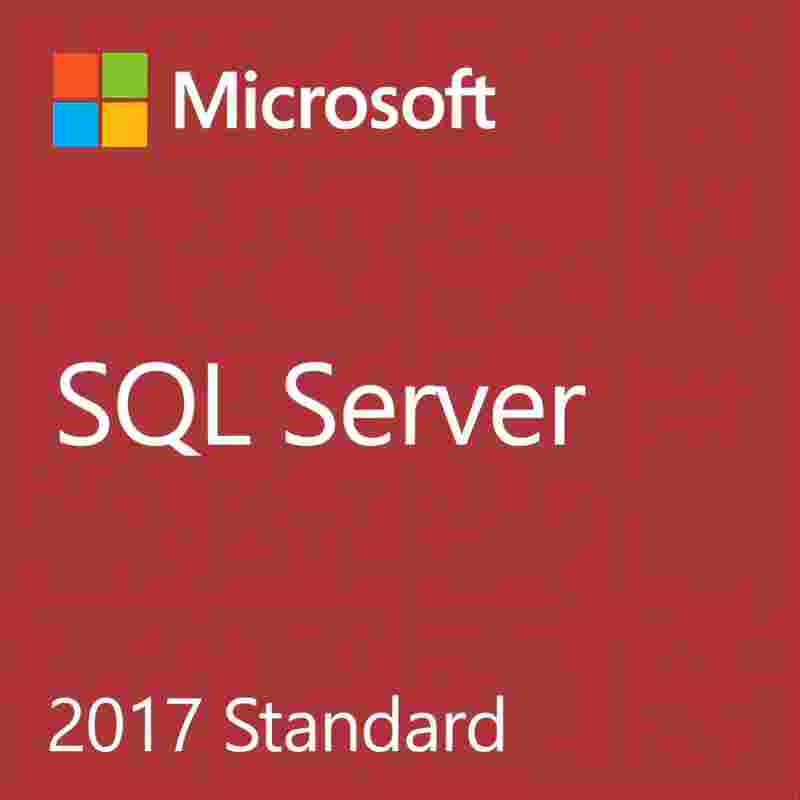 Microsoft SQL Server 2017 Standard  - Microsoft Key - 1 user