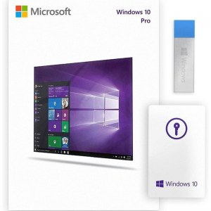 Microsoft Windows 10 Pro 64bit Edition USB  Genuine License Activation Key Retail Box  windows 10 online key