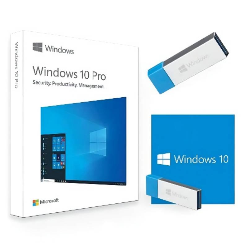 Microsoft Windows 10 Pro 64bit Edition USB Genuine License Activation Key Retail Box windows 10 online key