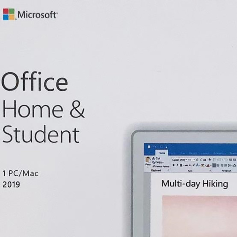 Office Home & Student 2019 for PC and Mac  product key