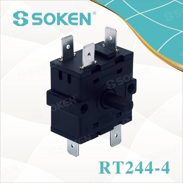 Lowest Price for Signal Lamp -
 Fan Rotary Switch with 6 Pins (RT244-4) – Master Soken Electrical