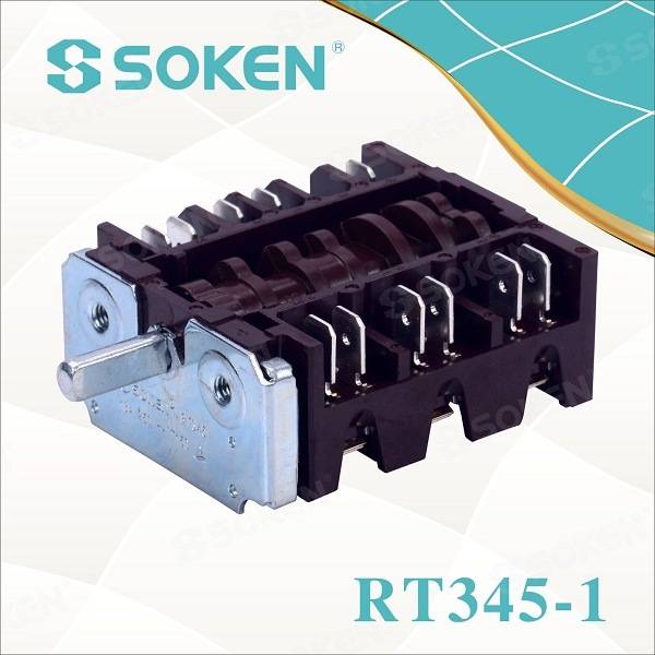 Wholesale ODM Electronic Rotary Switch -
 Key Oven Parts for 4 Position Rotary Switch T150 TUV – Master Soken Electrical