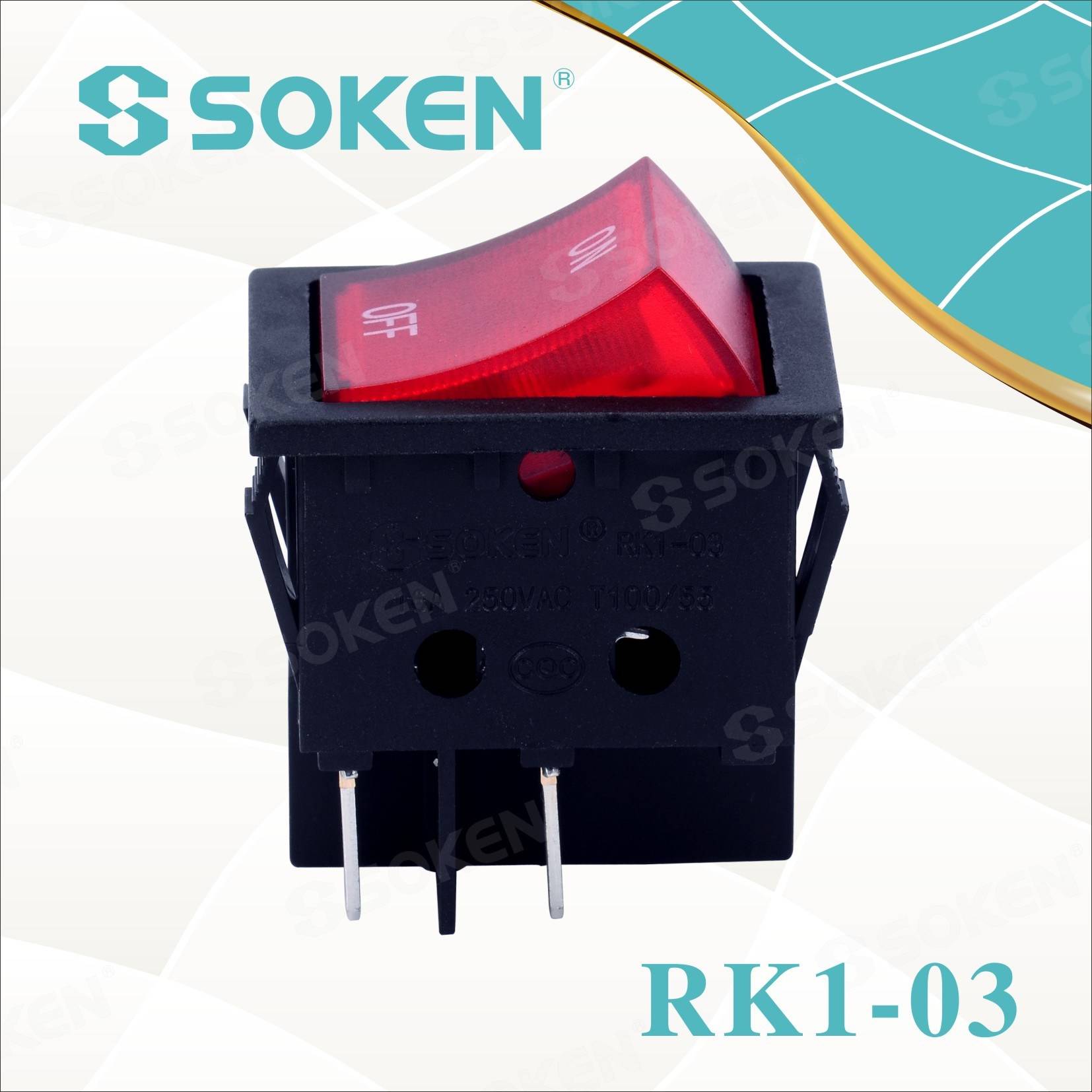 Reasonable price for Illuminated Switches -
 Lighted on off Rocker Switch Panel – Master Soken Electrical