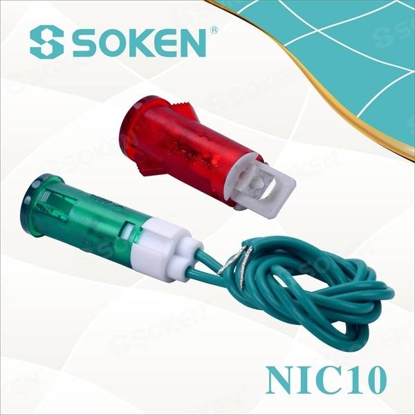 Factory making Ip65 Push Button Switch -
 Nic10 Indicator Light with Neon Lamp – Master Soken Electrical