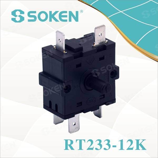 OEM Factory for Heat Treatment Machine -
 Nylon Rotary Switch with 7 Positions (RT233-12K) – Master Soken Electrical