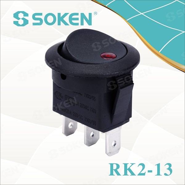 Quots for Waterproof Led Rocker Switch -
 Red DOT Round Rocker Switch/ Small Switches 10A 250VAC – Master Soken Electrical