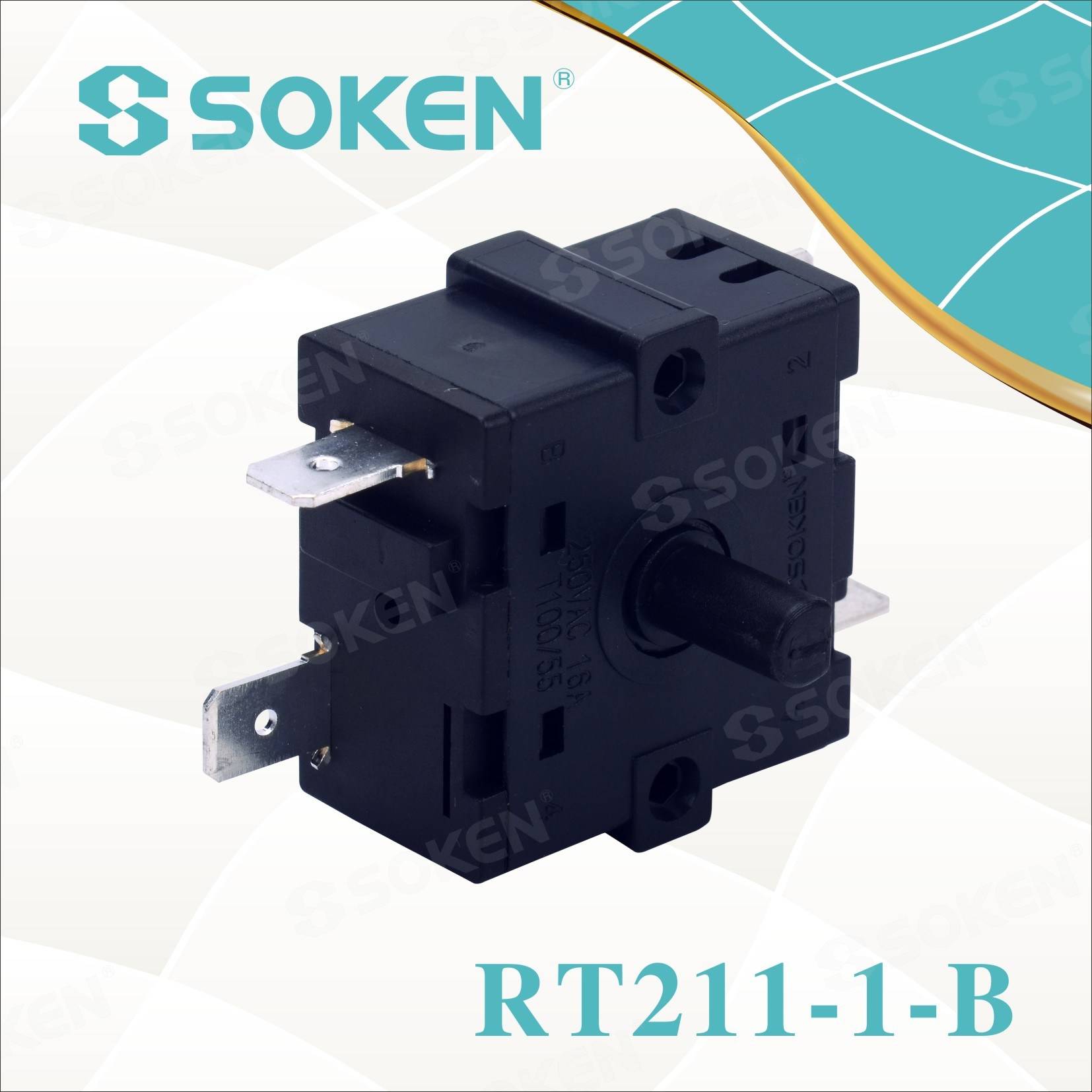 Cheapest Factory Piezo Buzzer Powered -
 Soken 2 Position Rotary Switch – Master Soken Electrical