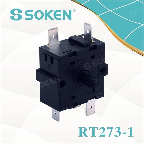 Factory Outlets 12v Illuminated Rocker Switch -
 Soken Bremas 8 Position Oven Rotary Encoder Switch 16A 250V – Master Soken Electrical