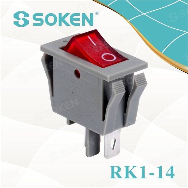 Factory Customized No Nc Push Button Switch -
 Soken Electrical Rocker Switch Light T85 16A 250VAC – Master Soken Electrical
