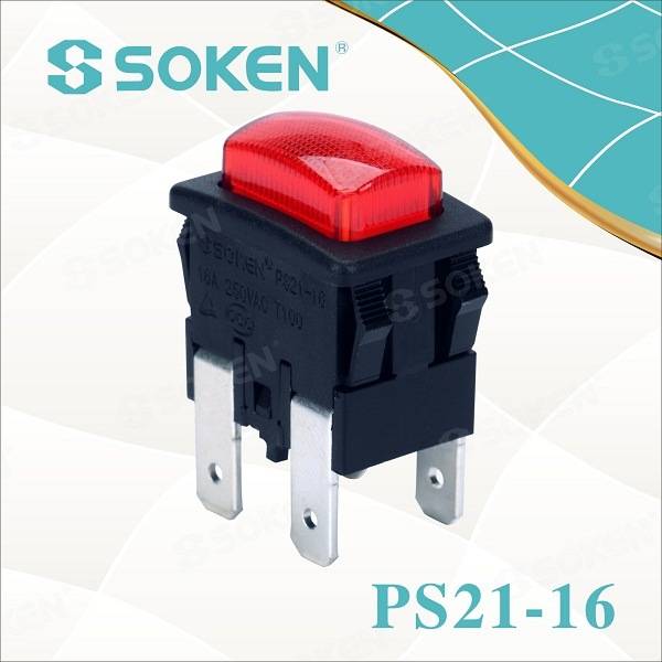 OEM/ODM Factory 24v Led Indicator Lamp -
 Soken Garment Steamer Push Button Switch 2 Pole – Master Soken Electrical