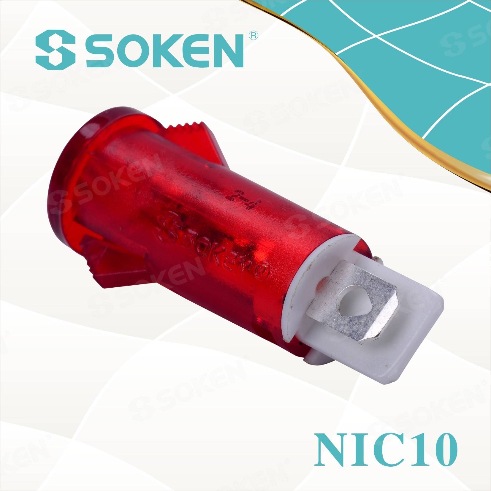 Factory wholesale Switch With Led Light -
 Soken Indicator Light Without Wire – Master Soken Electrical