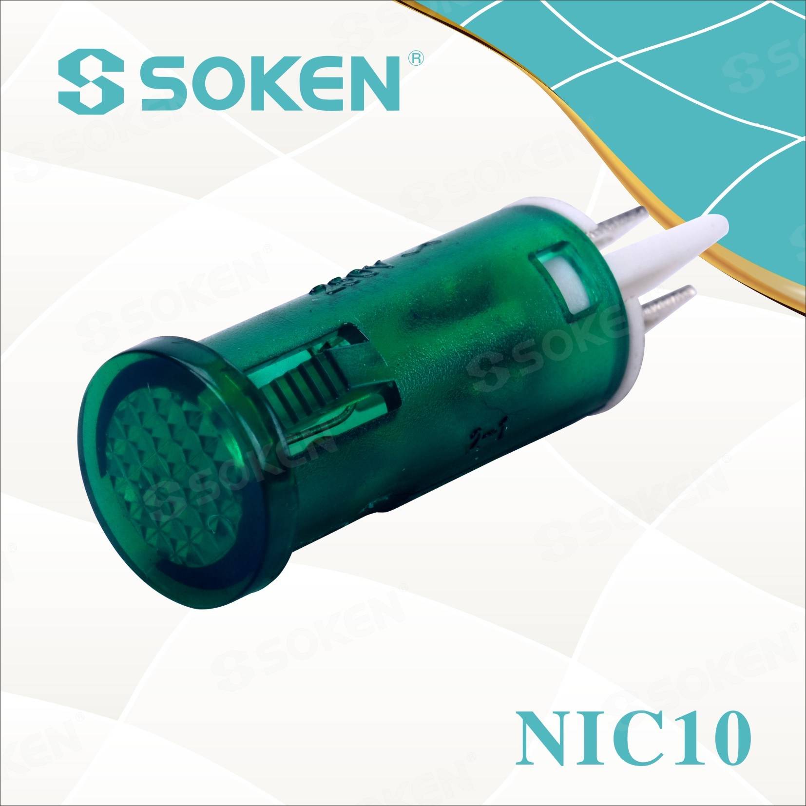 Big discounting 3 Way Key Switch -
 Soken Nic10 Indicator Light with Neon Lamp – Master Soken Electrical